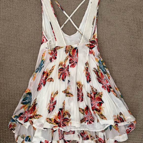 Boho Free People flowy short dress - Picture 2 of 2